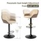 Set of 1/2/3/4 Mid-Century Modern Leatherette Gaslift Adjustable Swivel Bar Stools